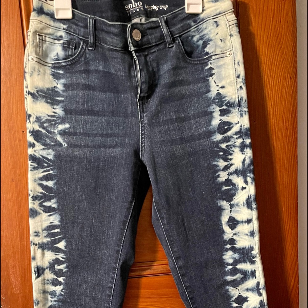 Soho New York & Co Women tie dyed leggings jeans size 6